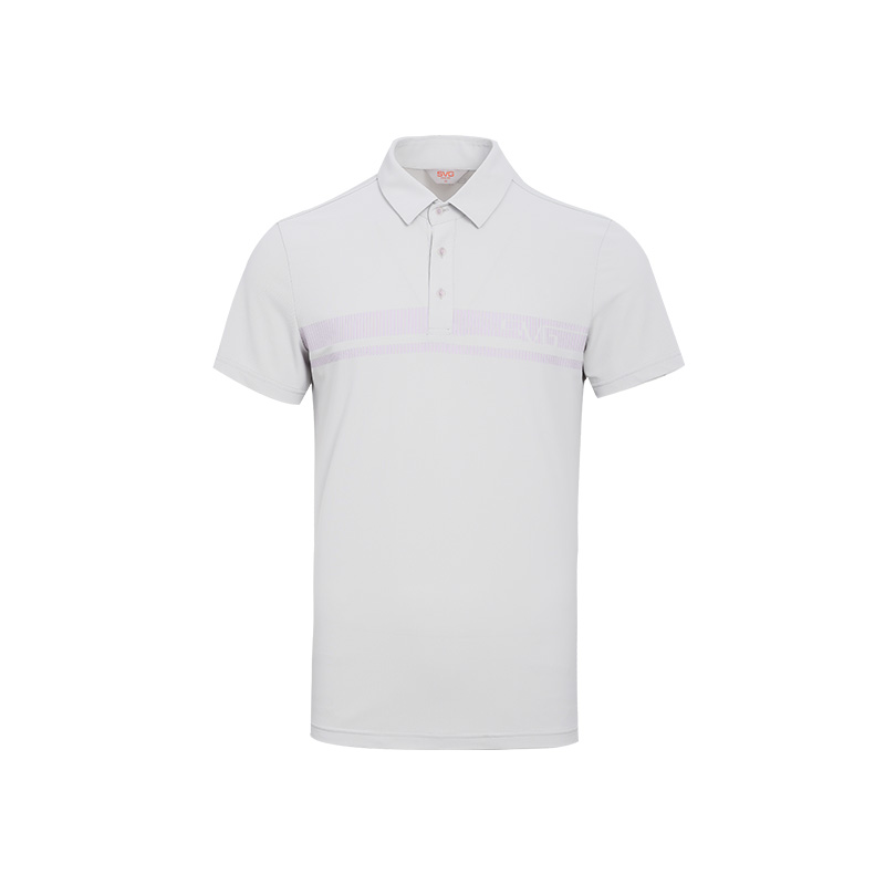 SVG GOLF Men's Printed Short Sleeve Polo Shirt