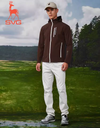 SVG Golf Men's Dark Brown Windproof Sports Jacket