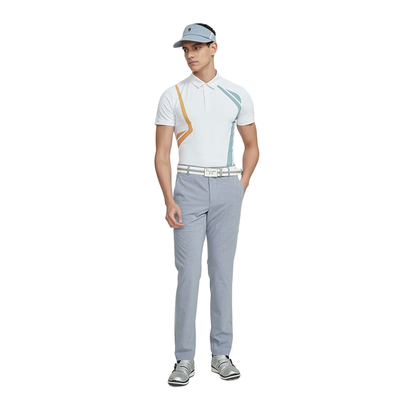 SVG Golf Men's Straight-Fit Light Gray Pants