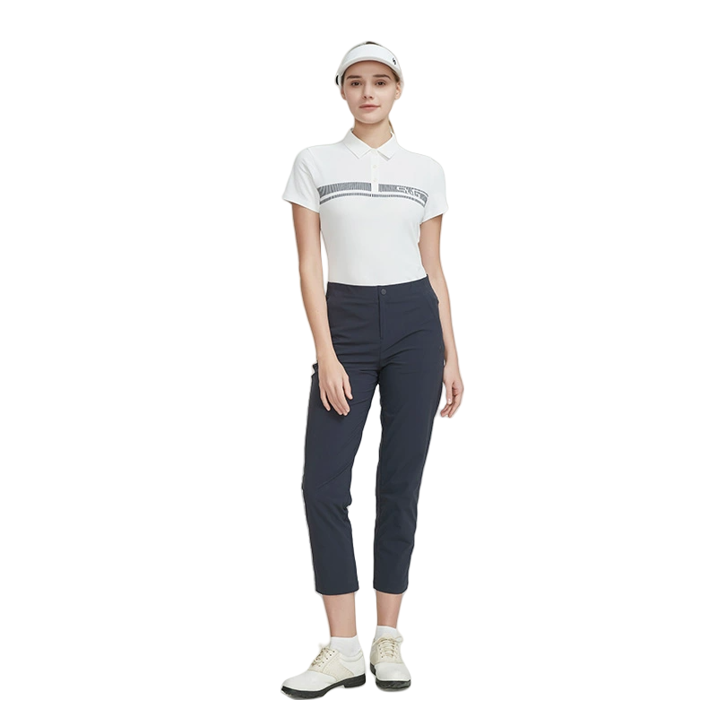 SVG GOLF Women's Printed Short Sleeve Polo Shirt