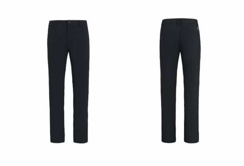 SVG Golf Men's Classic Straight-Fit Black Pants