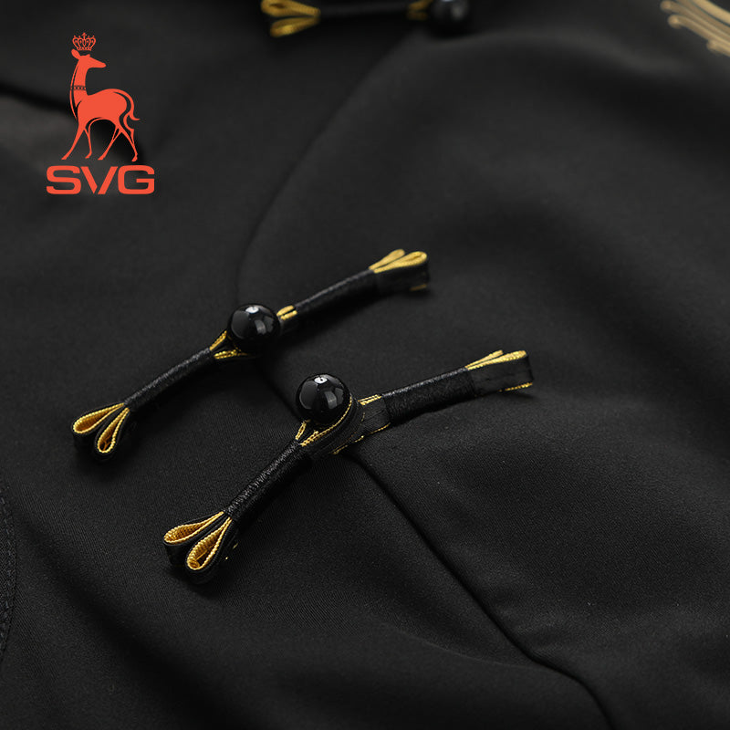 SVG Golf Golden Phoenix Cheongsam Style Golf Dress