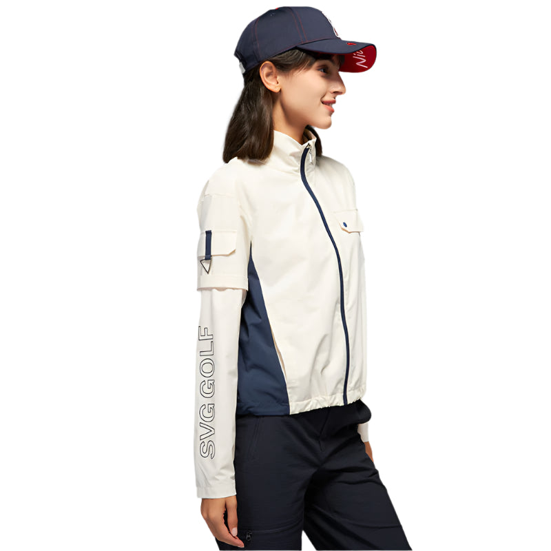 SVG Golf Women's Sports Jacket with Detachable Cuffs