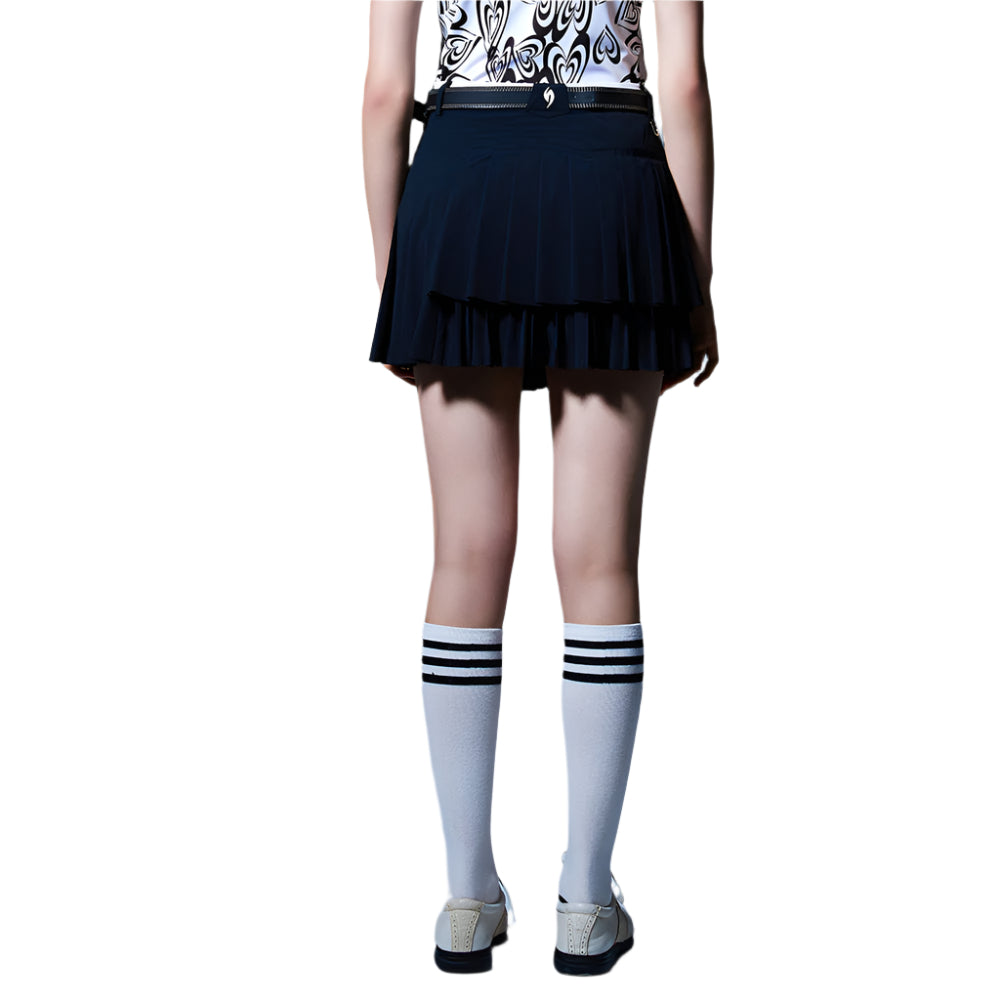 SVG Golf Women's Asymmetrical Pleated Skirts