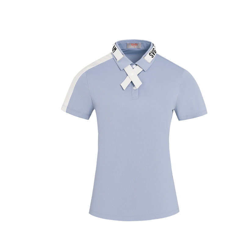 SVG Golf Women's Haze Blue Short-sleeved T-shirt