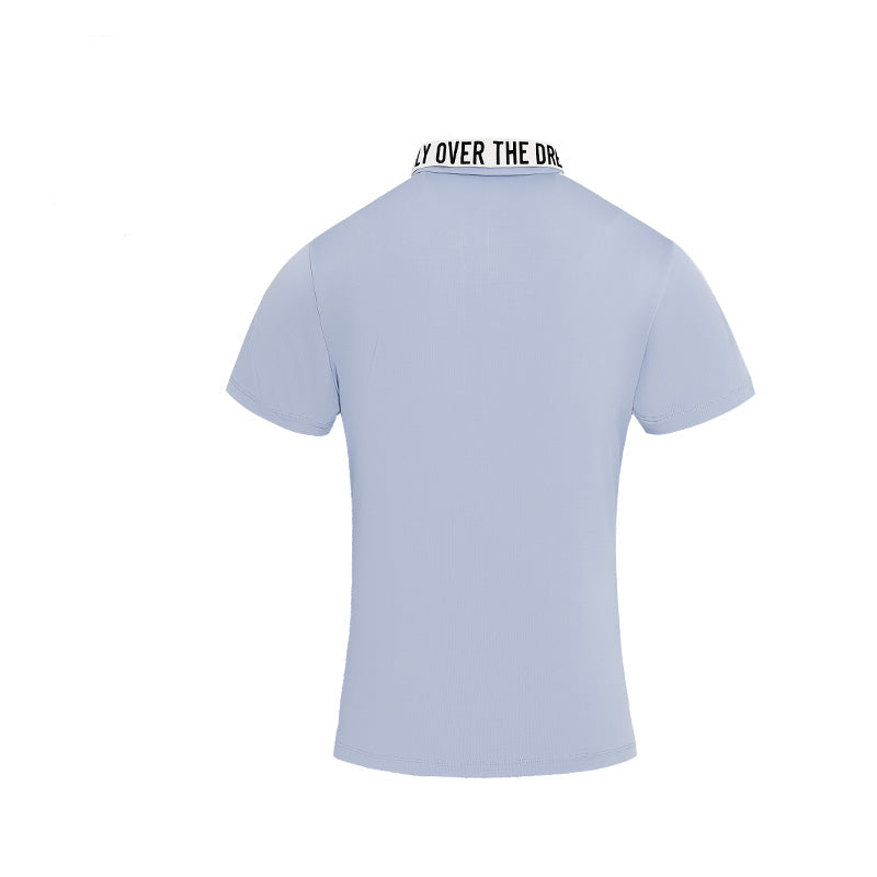 SVG Golf Women's Haze Blue Short-sleeved T-shirt