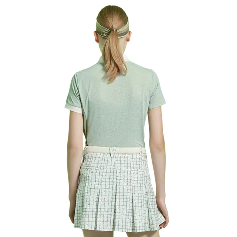 SVG Golf Women's Light Green Short Sleeve Polo Shirt
