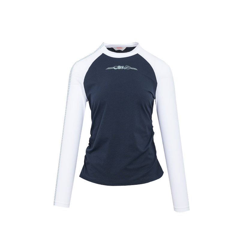 SVG Golf Women's Colorblock Printed Long Sleeve T-Shirt