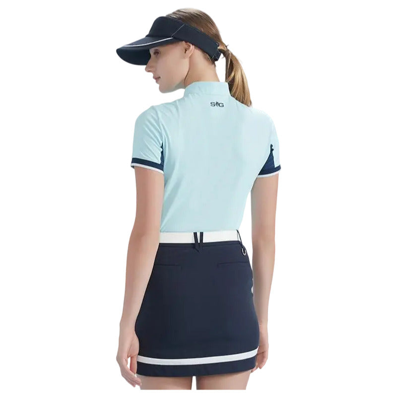 SVG Golf Women's Light Blue Short Sleeve T-Shirt