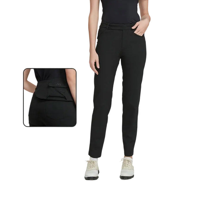 SVG Golf Women's Classic Straight-Fit Black Pants