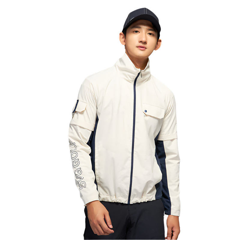 SVG Golf Men's Sports Jacket with Detachable Cuffs