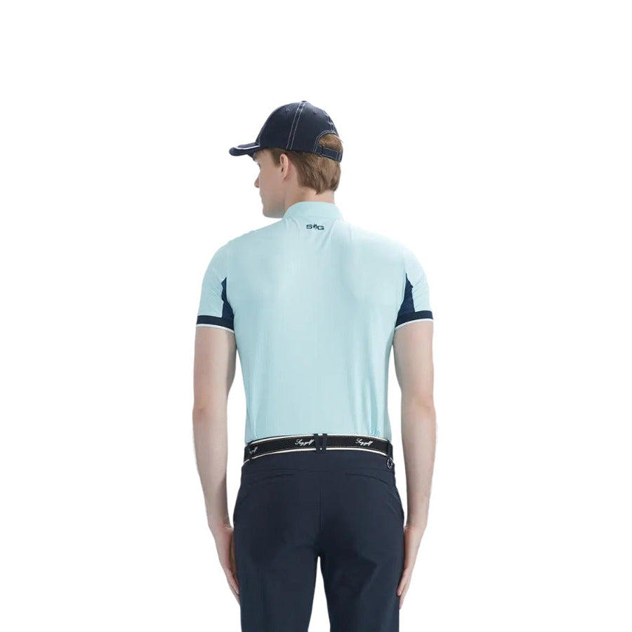 SVG Golf Men's Light Blue Short Sleeve T-Shirt