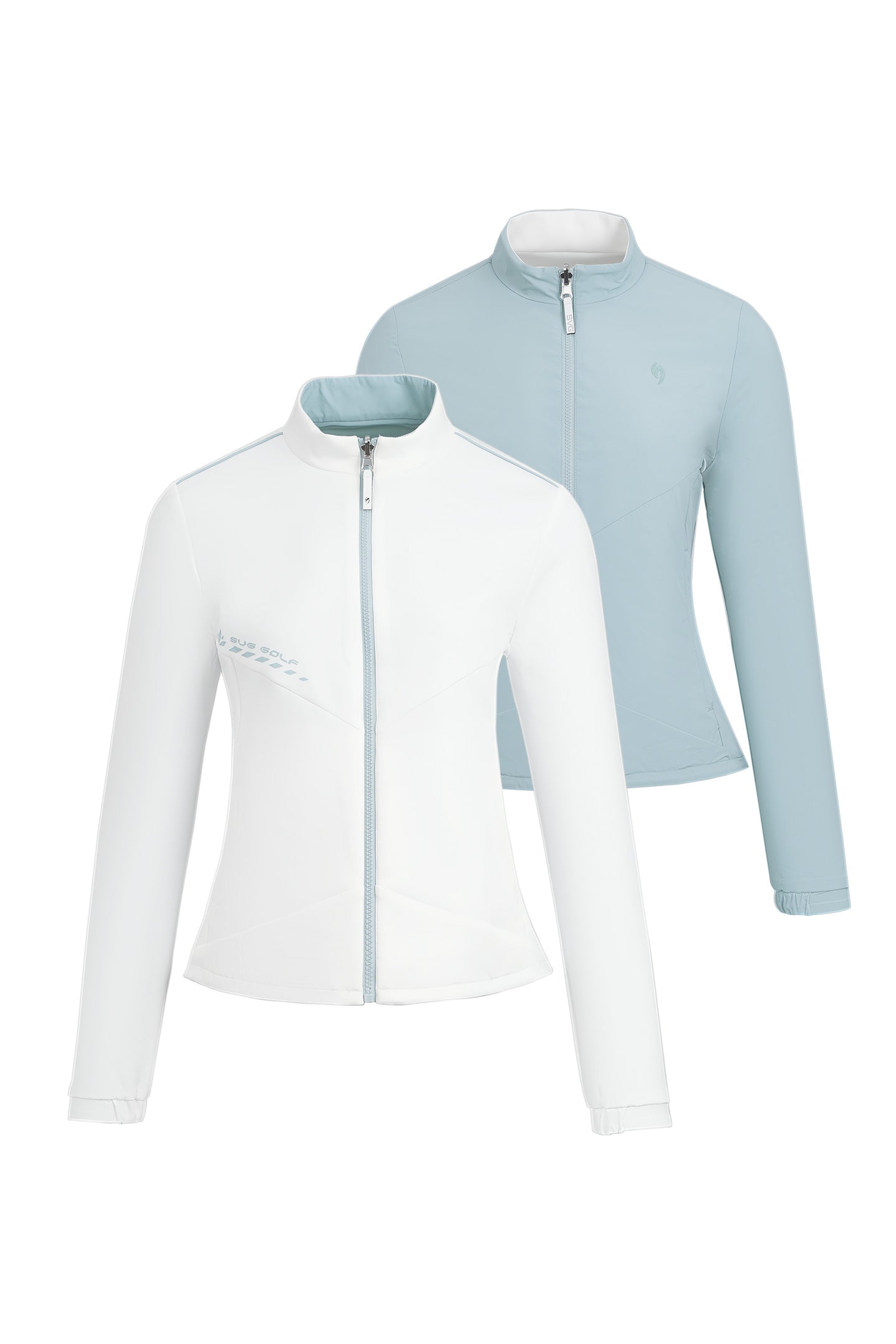 SVG Golf Women's Reversible Zip Stand Collar Sports Jacket
