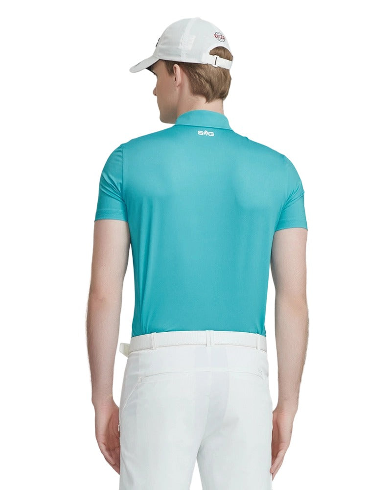SVG Golf Men's UV Protection & Moisture-Wicking Polo Shirt