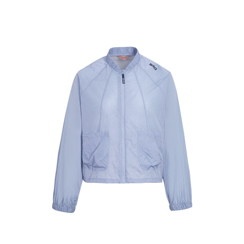 SVG Golf Women's UV Protection Lightweight Blue Windbreaker