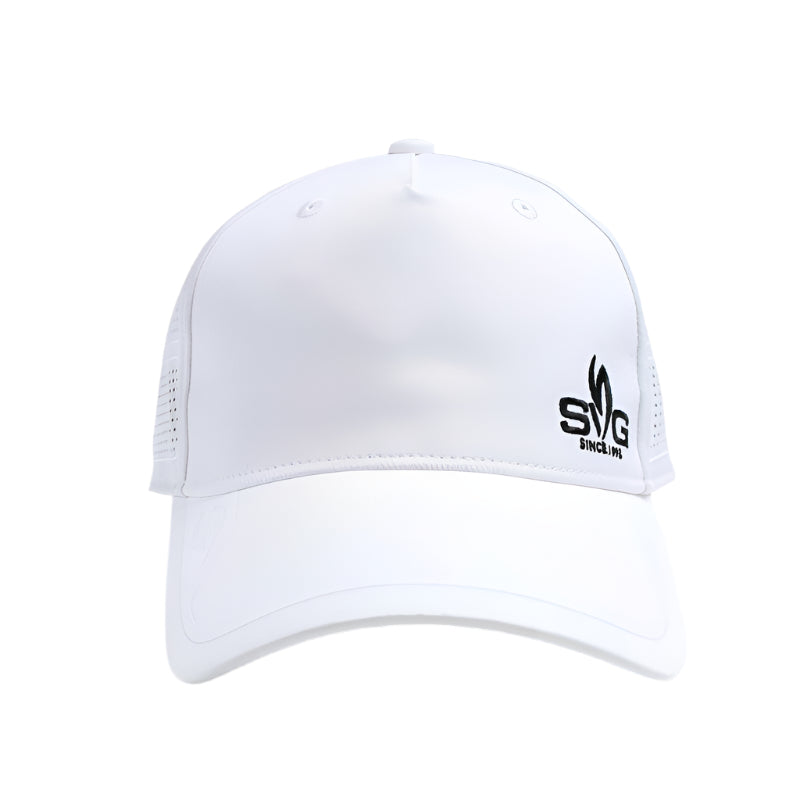SVG Golf Men's White Mesh Breathable Balloon Cap