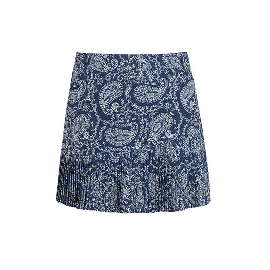 SVG Golf Women's  Printed Pleated Skirt