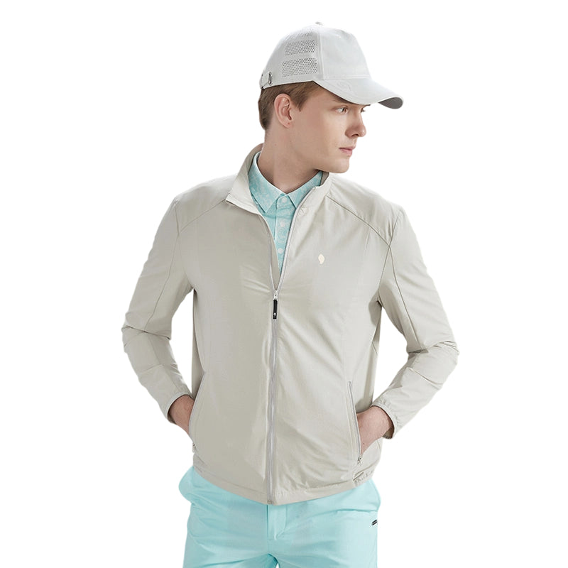 SVG Golf Men's Stylish Lightweight Long Sleeve Zip-Up Sport Jacket