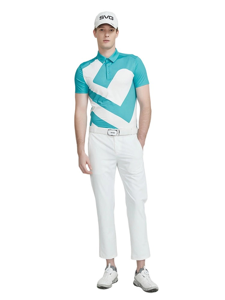 SVG Golf Men's UV Protection & Moisture-Wicking Polo Shirt