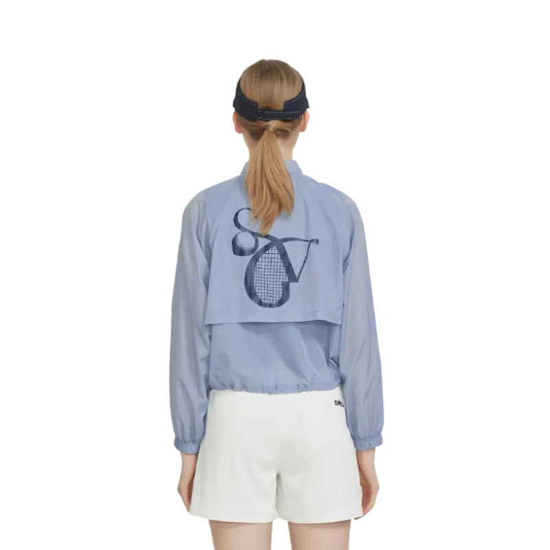 SVG Golf Women's UV Protection Lightweight Blue Windbreaker