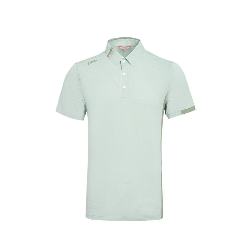 SVG Golf Men's Light Green Short Sleeve Polo Shirt
