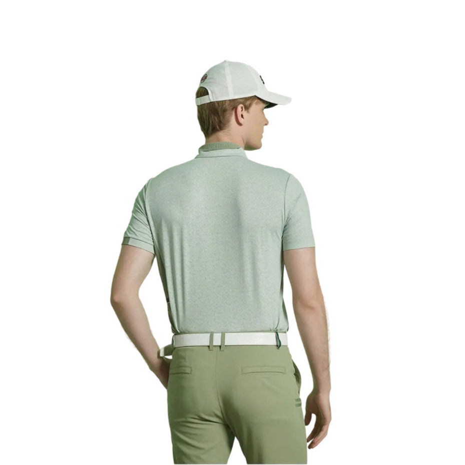 SVG Golf Men's Light Green Short Sleeve Polo Shirt