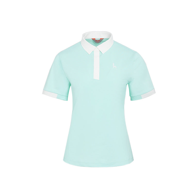 SVG Golf Women's Moisture-Wicking Light Green Polo Shirt