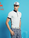 SVG Golf Men's Contrasting Classic Polo