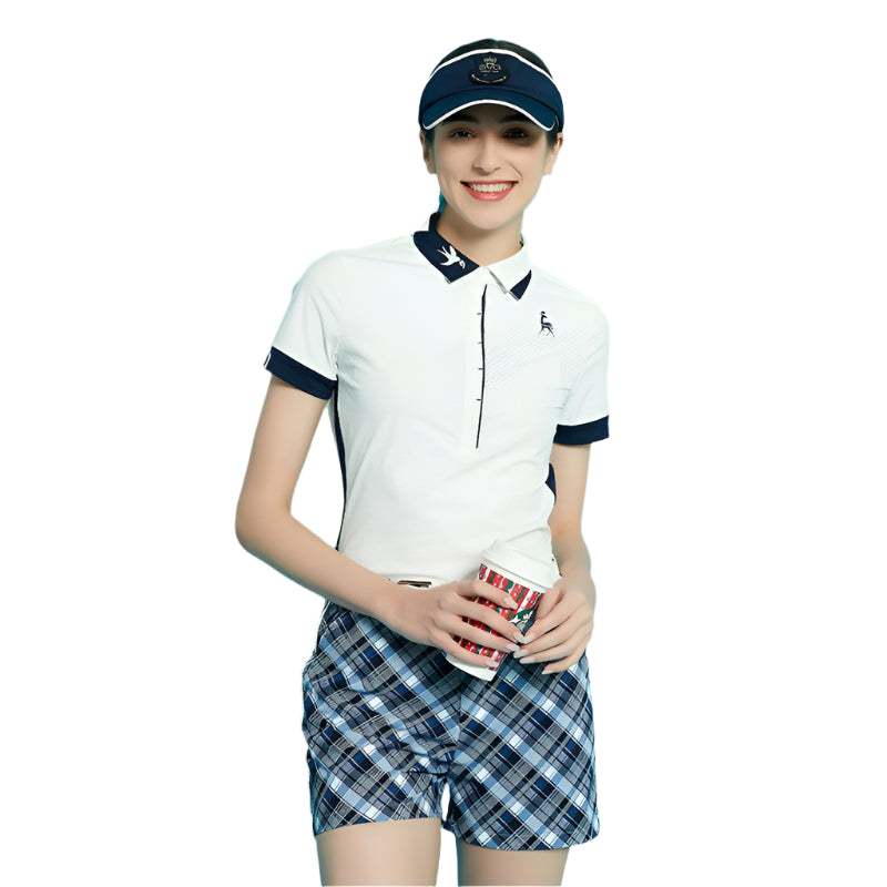 SVG Golf Women's Contrasting Classic Polo UV Protection