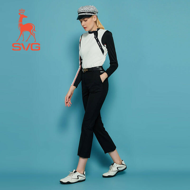 SVG Golf Round Neck Contrasting Vest