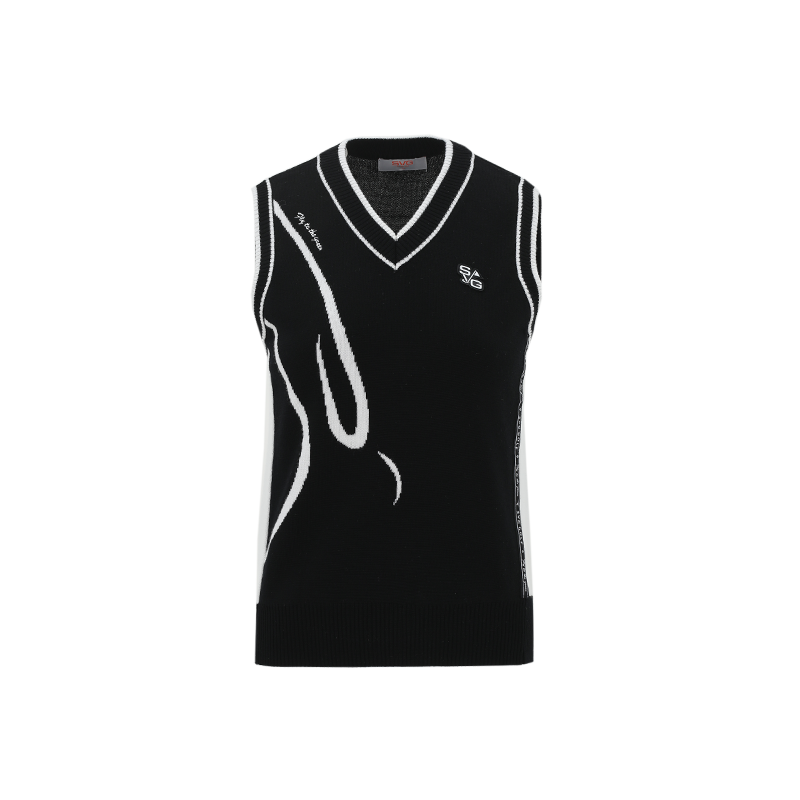 SVG High Quality Fleece Golf Vest Knitwear Athletic Top