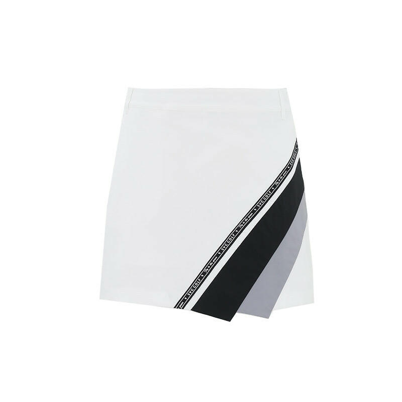 Athletic Skort- White & Black