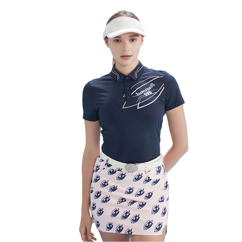 SVG Golf Women's Navy Short Sleeve T-Shirt