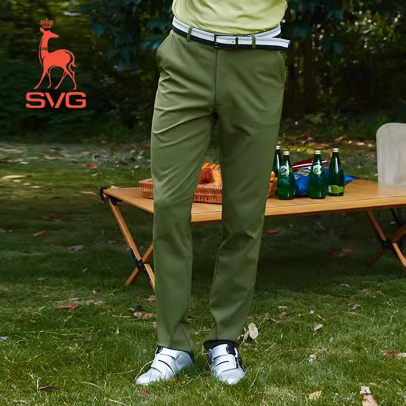 SVG Olive Green Stretch Pants