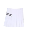 SVG Pure White Stitching Pleated Skirt Sports Culottes Shorts