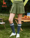 SVG Olive Green High Waist Pleated Skort