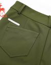 SVG Olive Green Stretch Bootcut Cropped Pants