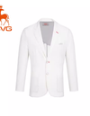 SVG Golf Men's White Casual Sports Jacket