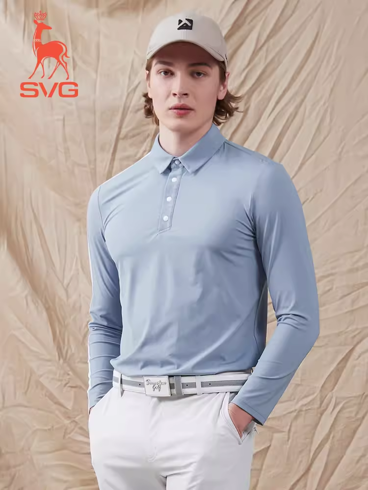 SVG Golf Men's Printed Long-Sleeve T-Shirt