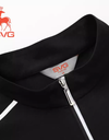 SVG Golf Men's Black Printed Short Sleeves