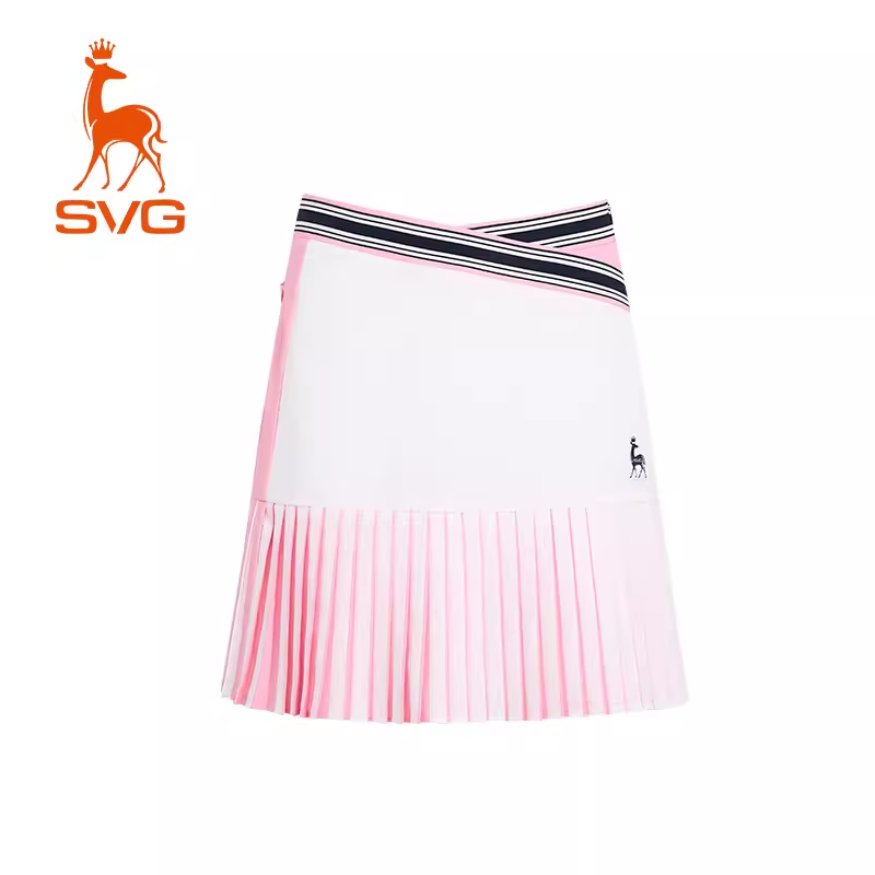 Golf Digest Recommended - SVG Golf Women's Wrap Pleated Skirt (Longer Version)