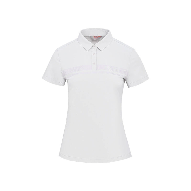 SVG GOLF  Women's Printed Short Sleeve Polo Shirt