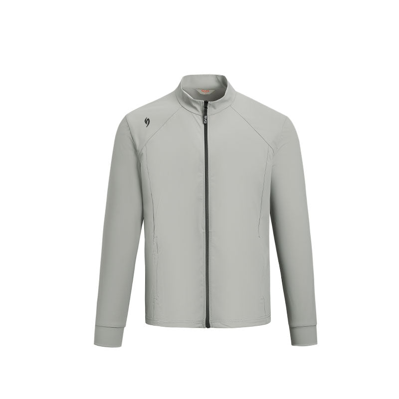 SVG Golf Men's Stylish Gray Stretch Zip-Up Sport Jacket