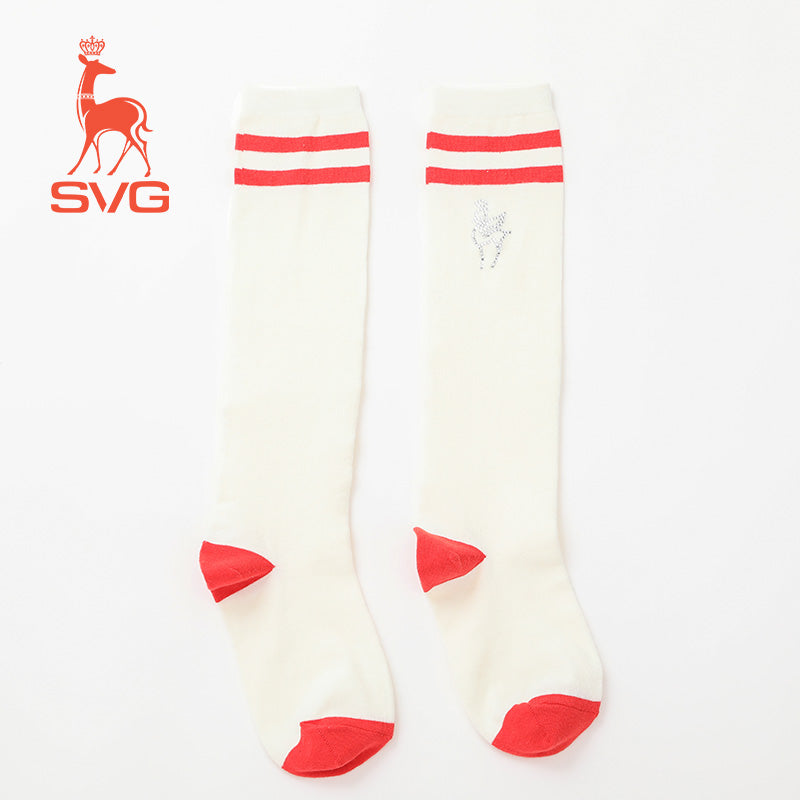 SVG Women's Casual Stripe Athletic Socks