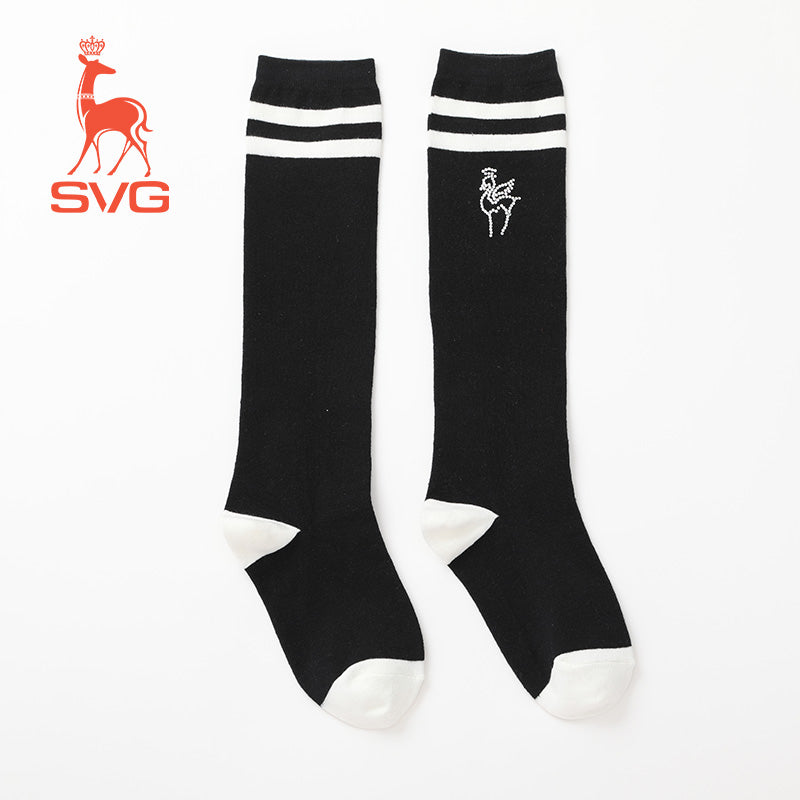 SVG Women's Casual Stripe Athletic Socks