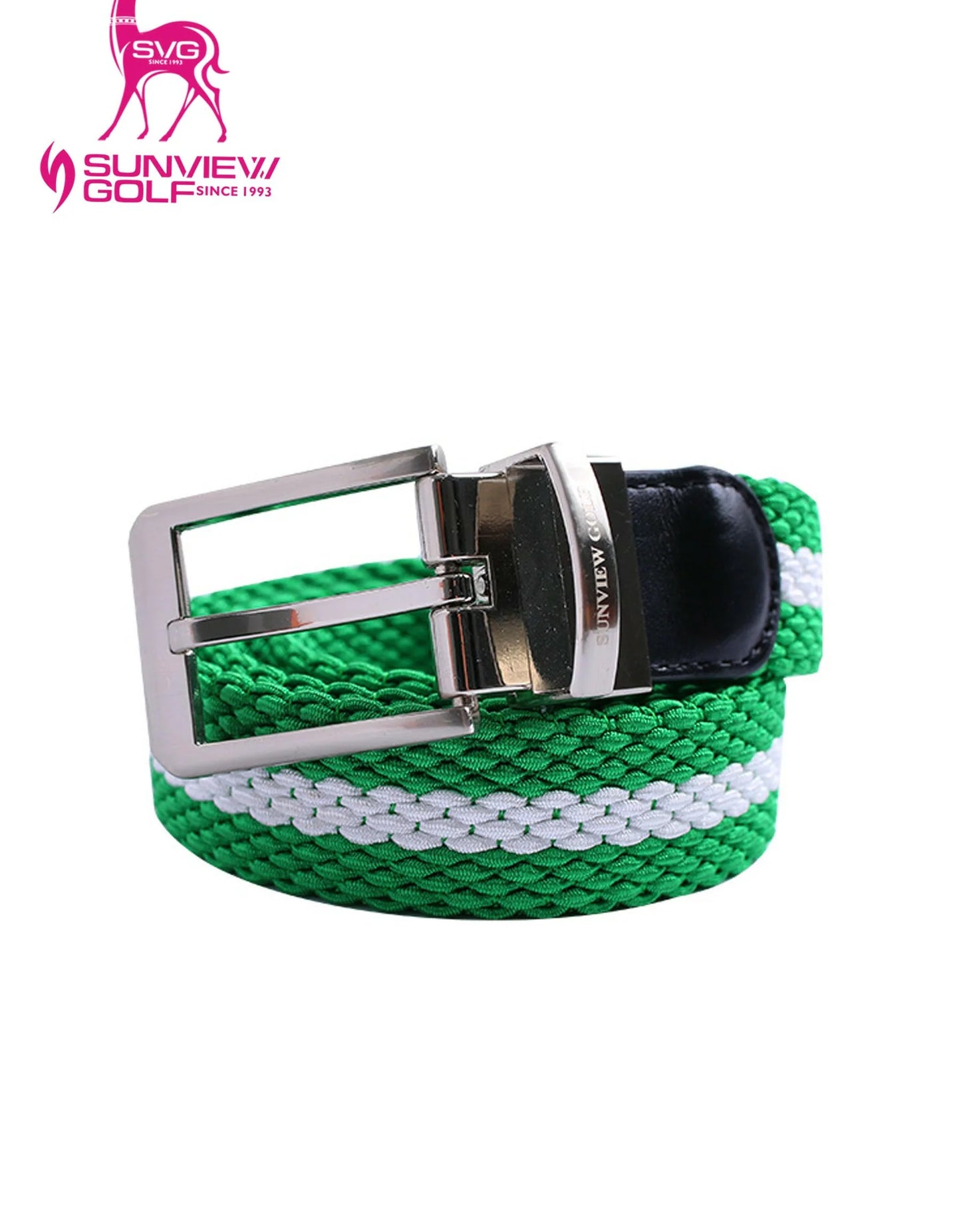 Reversible Tri-Color Braided Belt.