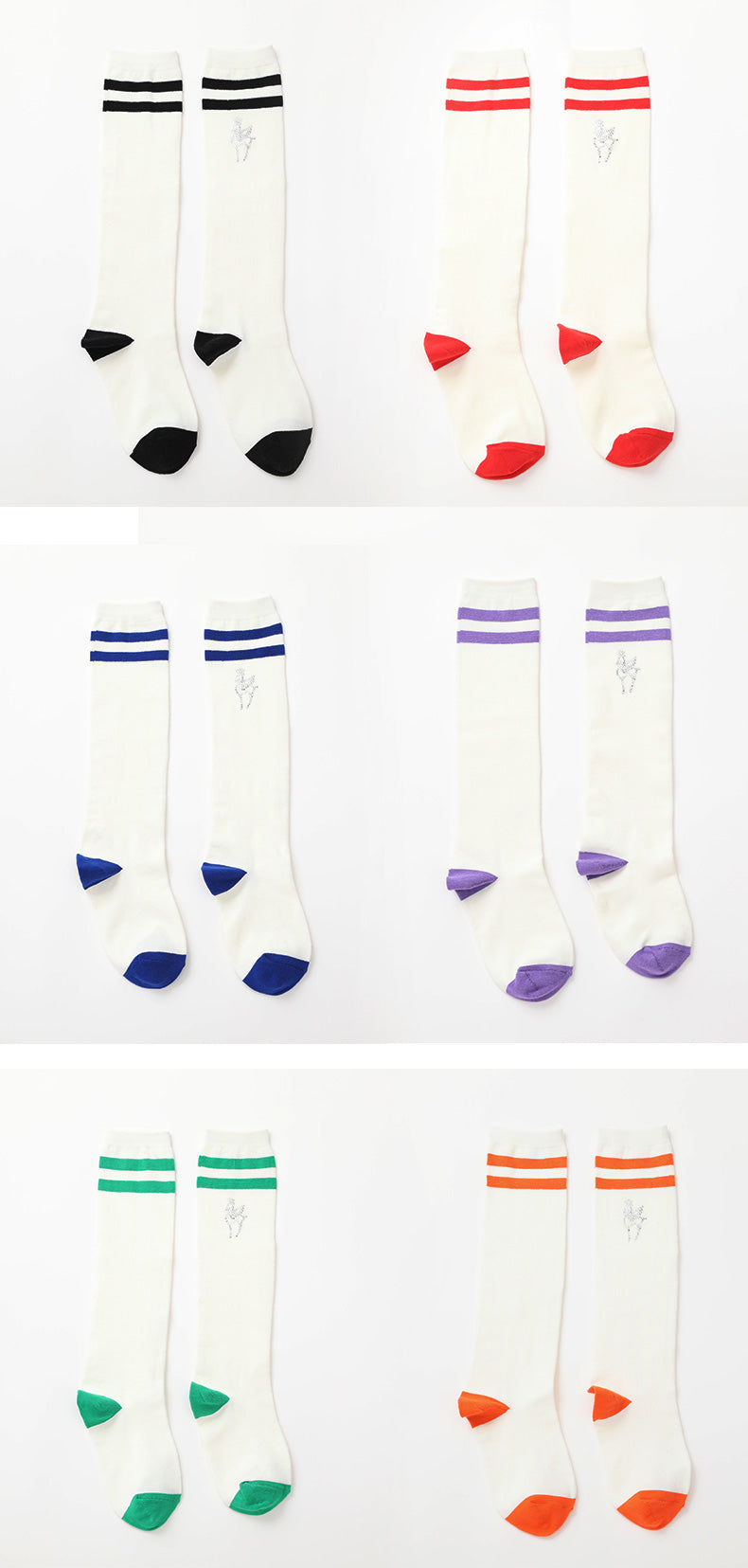 SVG Women's Casual Stripe Athletic Socks