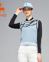 SVG Golf Women's Round Neck Knit Sweater Vest Top