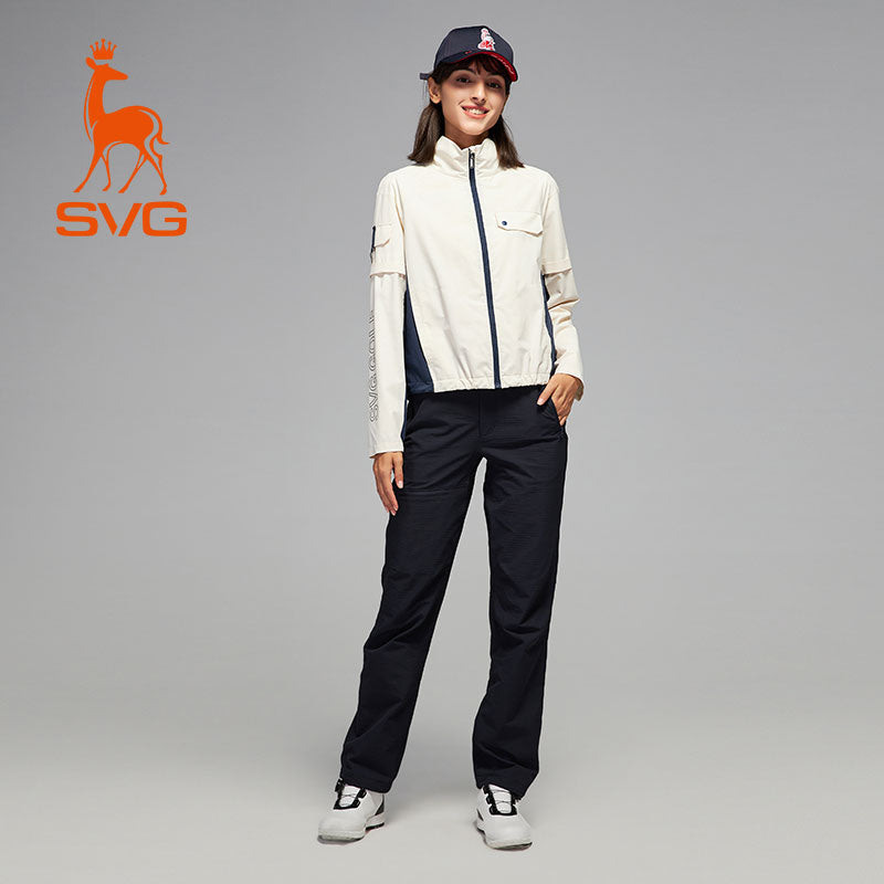 SVG Golf Women's Sports Jacket with Detachable Cuffs