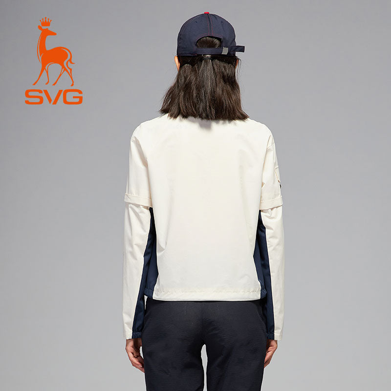 SVG Golf Women's Sports Jacket with Detachable Cuffs